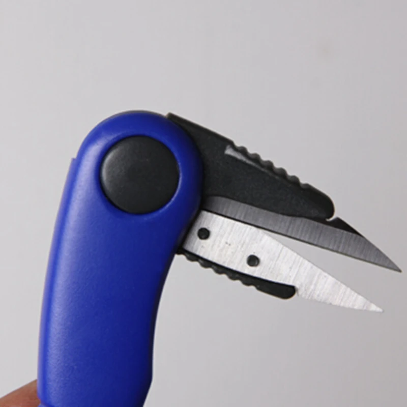 Shrimp-Shaped Stainless Steel Fish Use Scissors Accessories Folding Fishing Line Cut Clipper Fishing Scissor Tackle (4)