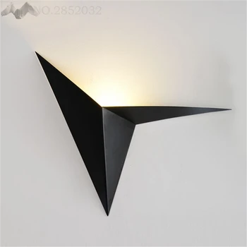 

JW_Nordic Style Post Modern Creative Triangle Wall Lamp Modern Minimalist Porch Lounge Bedroom Bedside Corridor Art Wall Lamp