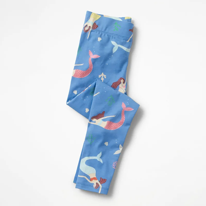 Little maven/осенние детские теплые штаны из хлопка с принтом единорога для маленьких девочек от 2 до 7 лет, детские леггинсы на осень для девочек - Цвет: 10202 same picture