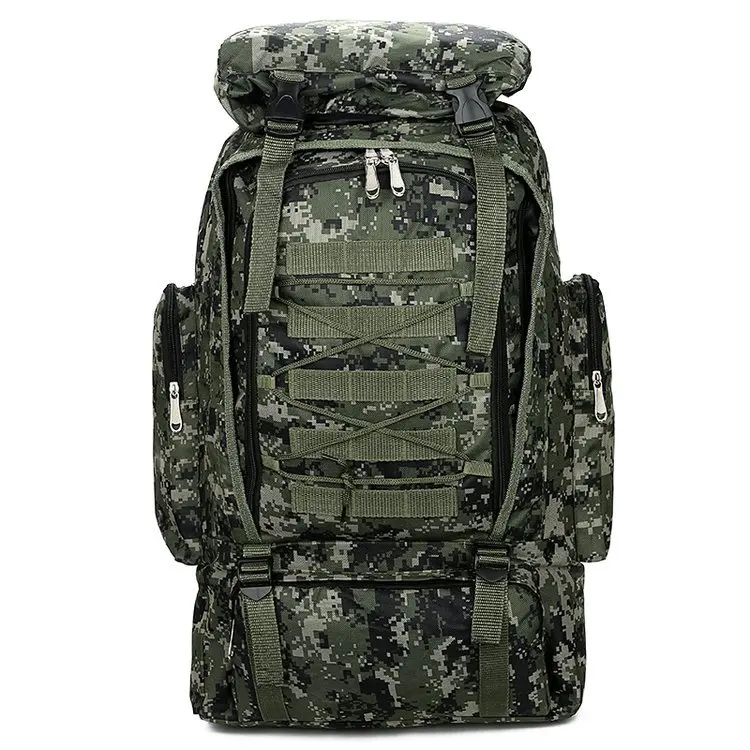 

Abay 2019 New large capacity Oxford cloth double backpack camouflage outdoor multifunctional travel mountaineering bag