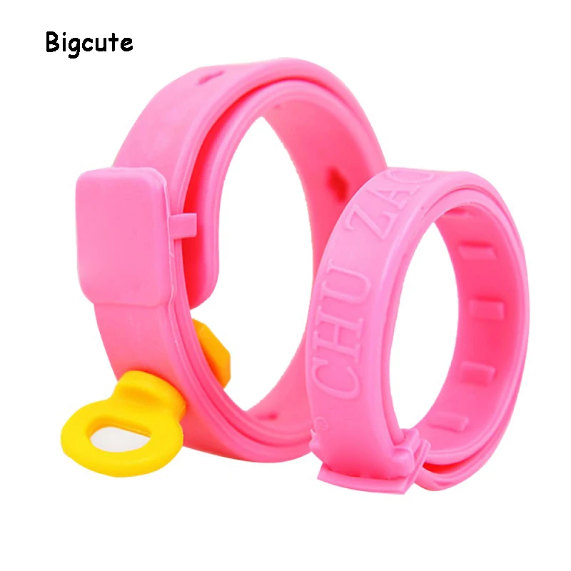 

1Pc Plastic Pink Cat Dog Deworming Collar Anti Mosquito Pest Flea Tick Dogs Cats Collar Cat External Deworming Sputum Collars
