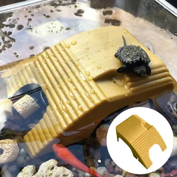 

Unique Landscaping Reptile Climbing Platform Turtle Basking Aquarium Amphibian Aquatic Climb Tank Staircase Floating Platform