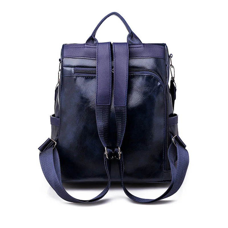 REPRCLA повседневный рюкзак с защитой от кражи, Женская дорожная сумка на плечо, рюкзаки из искусственной кожи, школьный рюкзак для девочек-подростков