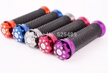 Nueva 5 Colores 2x Goma Universal de la Motocicleta 7/8 “22mm Manillar Moto Motocross Asideras Manillar Moto Accesorios
