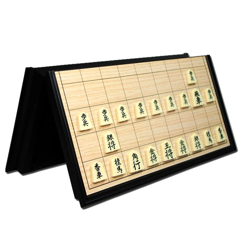 Высший сорт складной магнитный Shogi коробка портативный складной японский шахматы Sho-набор GI упражнения логическое мышление детская доска с подарками игра