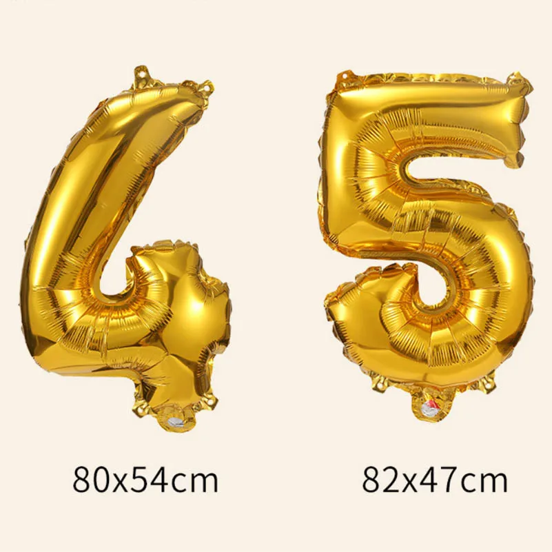 32inch number balloons -size 45