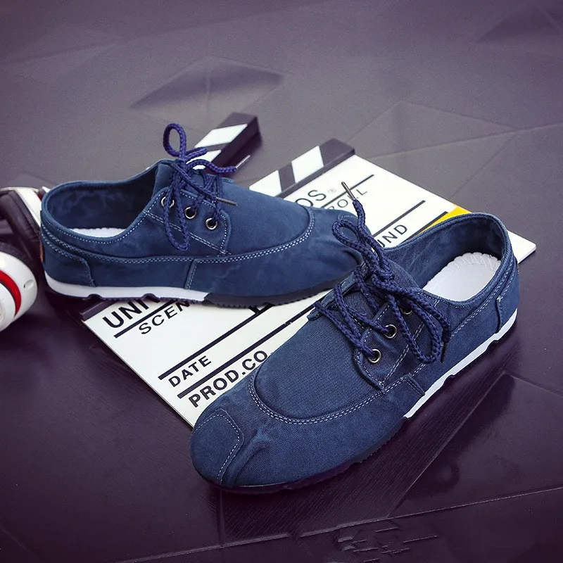 2016 Summer cool fashion men's canvas shoes flat cloth shoesin Men's Casual Shoes from Shoes on