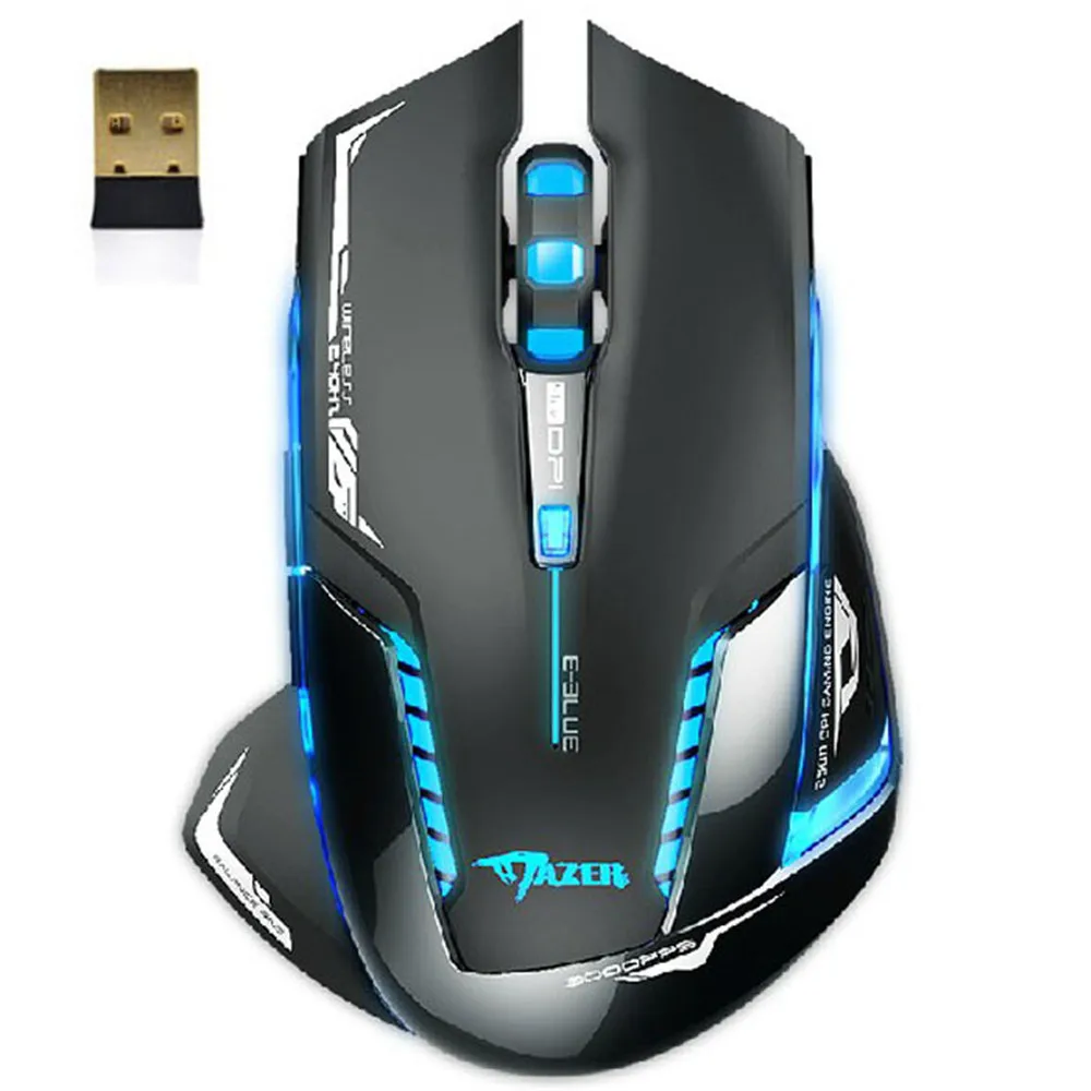 Aliexpress.com : Buy Professional Mouse Inalambrico USB E 3lue 6D Mazer