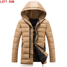 2017 New Arrival Brand Clothing Winter Men Cotton Winter Warm Regular Formal Jackets And Coats Hooded fashionable parkas