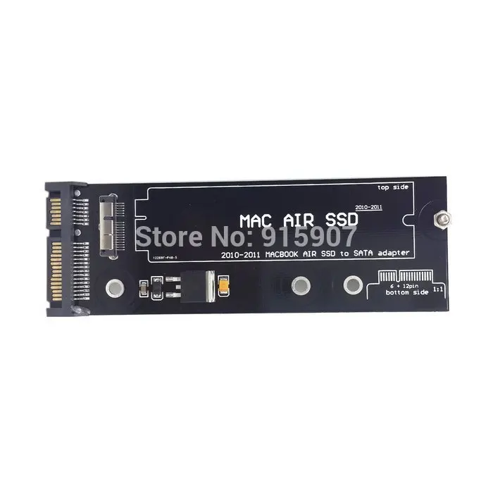 

CY 12+6pin SSD HDD to SATA 22Pin Hard Disk Cartridge Drive PCBA for 2010 2011 Mac book Air A1369 A1370 SSD
