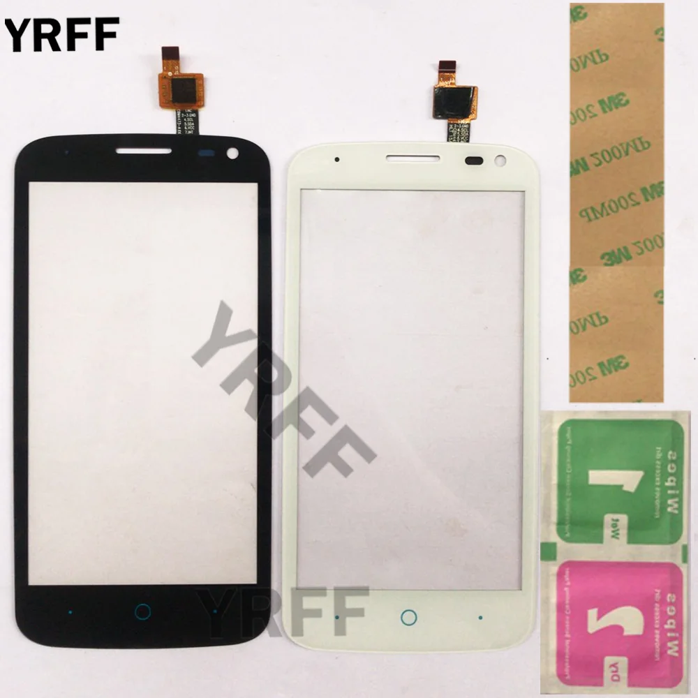 

4.5" Phone Touch Panel Touchscreen For ZTE Blade Q Lux / Qlux 3G 4G Touch Screen Front Glass Sensor Lens Digitizer Panel 3M Glue