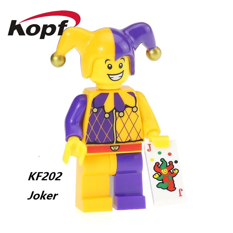 Single Sale Joker Batman Harley Quinn Two Face Building Blocks Super Heroes Bricks font b Action