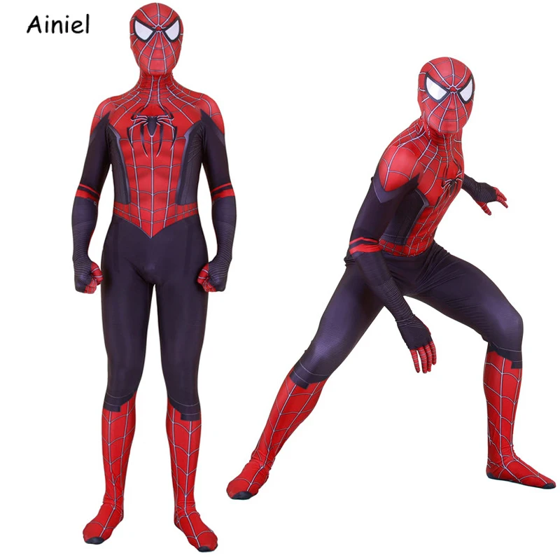 Костюм паука: вдали от дома Raimi Spider Hybrid Spider Spiderman Косплей Костюм Zentai боди костюм костюмы на Хэллоуин для детей и взрослых