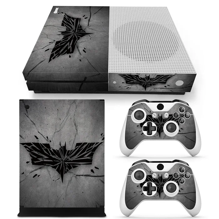 Sticker for Microsoft Xbox One S Slim Console and 2 Controllers Decal