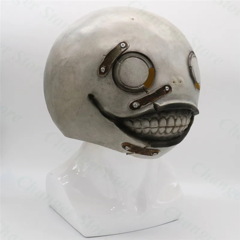 Хэллоуин игра NieR:Automata Маска Эмиль битва поврежденный шлем Косплей Prop|Аксессуары