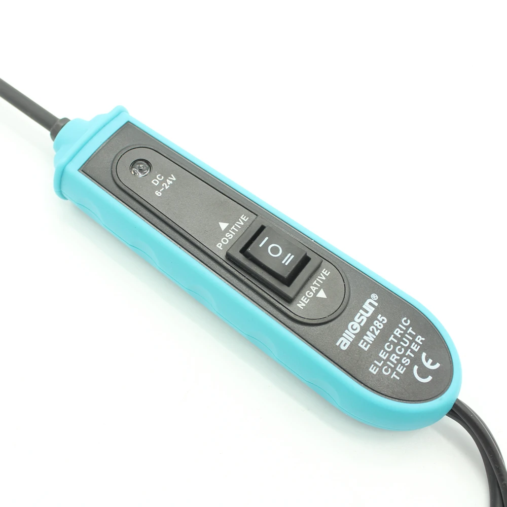 Diagnóstico de coche EM285 6-Sonda 24 V CC/probador de circuito eléctrico de coche/probador de automoción/Sistema eléctrico medidor de diagnóstico/Cable