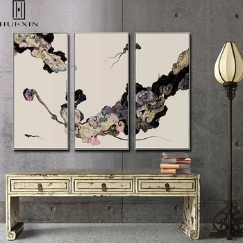 

Personalize Chinese Traditional Wall Decorative Paintings art Poster Lucky Cloud Canvas Print Poster Home Decor