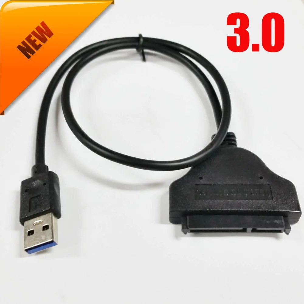 USB 3.0 to 2.5" SATA Cable HDD SSD Hard Drive Adapter Cable Windows 10 Mac OS 