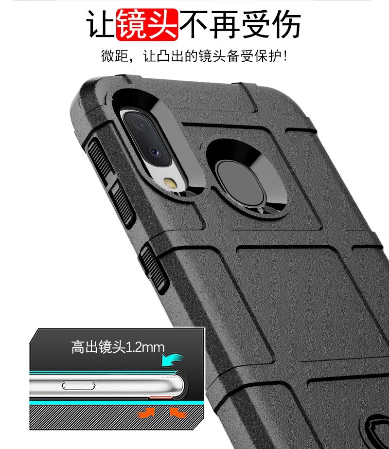 Прочный чехол из ТПУ для Samsung Galaxy A10 A20 A30 A40 A50 A60 A70 M10 M20 M30/A40S M40|Бамперы| |