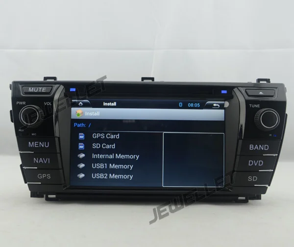 Excellent Quad core 1024*600 HD screen Android 9.0 Car DVD GPS radio Navigation for Toyota Corolla 2014-2016 right hand drive 9