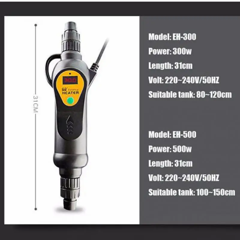 Цифровой аквариумный Регулируемый температурный внешний обогреватель для аквариума контроллер аквариума нагреватель 300 Вт 500 Вт