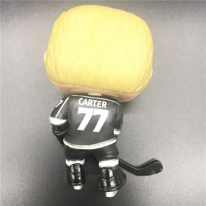 Поп Хоккей Jeff Carter модель игрушки Kings Черный Джерси Коллекция Модель без