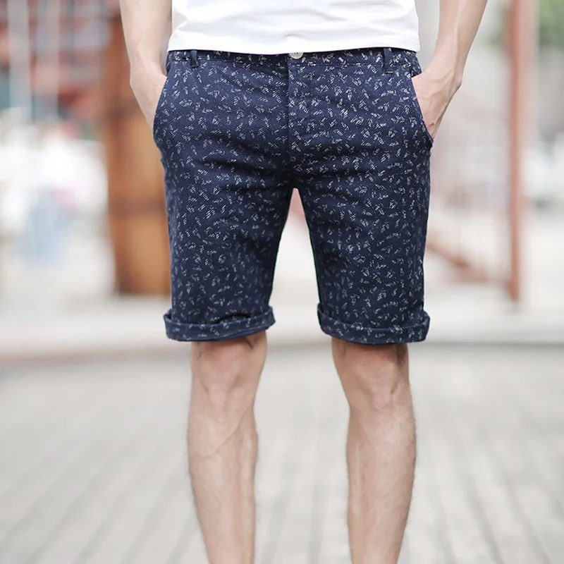 2017 New Summer men shorts beach Casual Designers Male Printed shorts