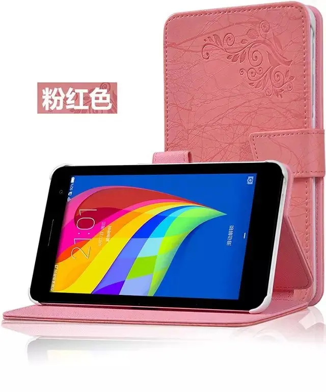 1x Защитная пленка для экрана чехол книжка с рисунком кожаный Huawei Mediapad T1 7 0 701w 701u T2