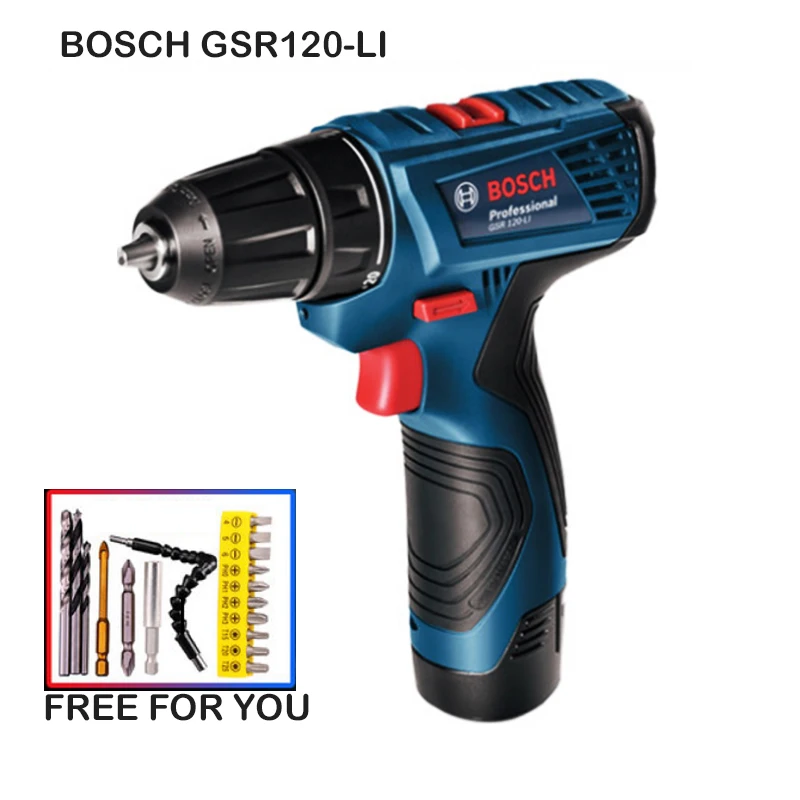 Bosch GSR 120-Li ручная дрель 12 В Электрическая дрель бытовой Электроинструмент отвертка