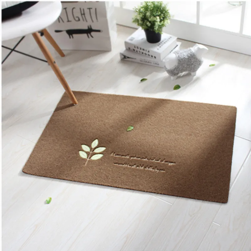Buy Beautiful Embroidered Floral Floor Mat Pastoral