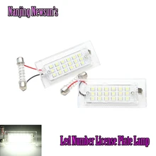Для BMW E53 X5 X3 1999-2003 Предварительно Подтяжку Лица LED Номер Лицензии пластины Света Ксеноновые Белый Ошибка Бесплатный Автомобилей Номерного знака Рамка свет