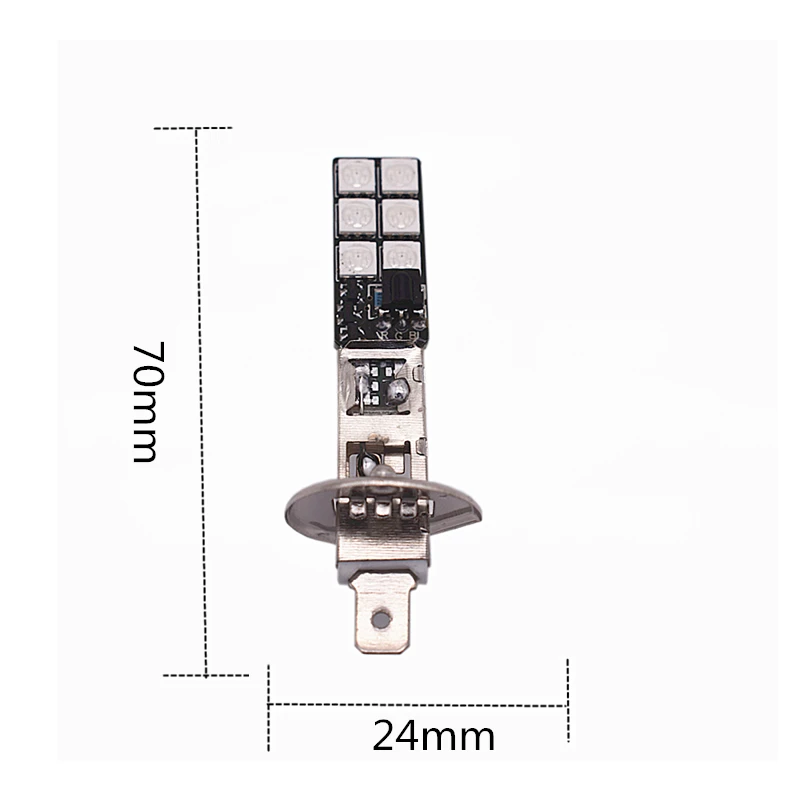 2 шт. автомобильный Стайлинг RGB светодиодный автомобильный фонарь H1 5050 светодиодный 12 SMD RGB Противотуманные фары декоративная лампа с пультом дистанционного управления 12В