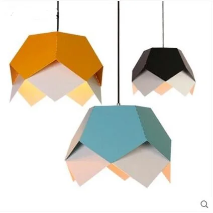 

The geometric color creative Restaurant Bar Cafe Internet cafe personality of modern minimalist pendant lights LO72710