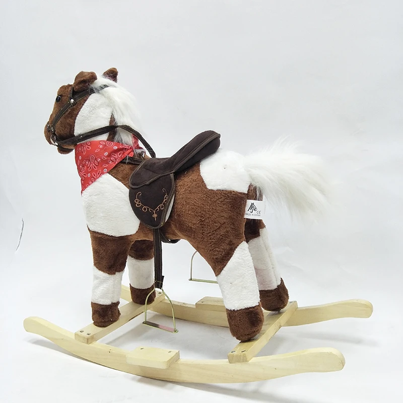 High Quality Wood-made Rocking Horse Animal Riding Toy For Children Music S Size Walking Pony Best Birthday Gifts for Your Kid High Quality Wood-made Rocking Horse Animal Riding Toy For Children Music S Size Walking Pony Best Birthday Gifts for Your Kid
