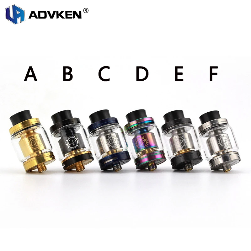 

Advken CP RTA Rebuidable 810 Atomizer Tank With 2.5ml Capacity for 510 Thread Tube Mod Box Mod Electronic Cigarette Vape Kit