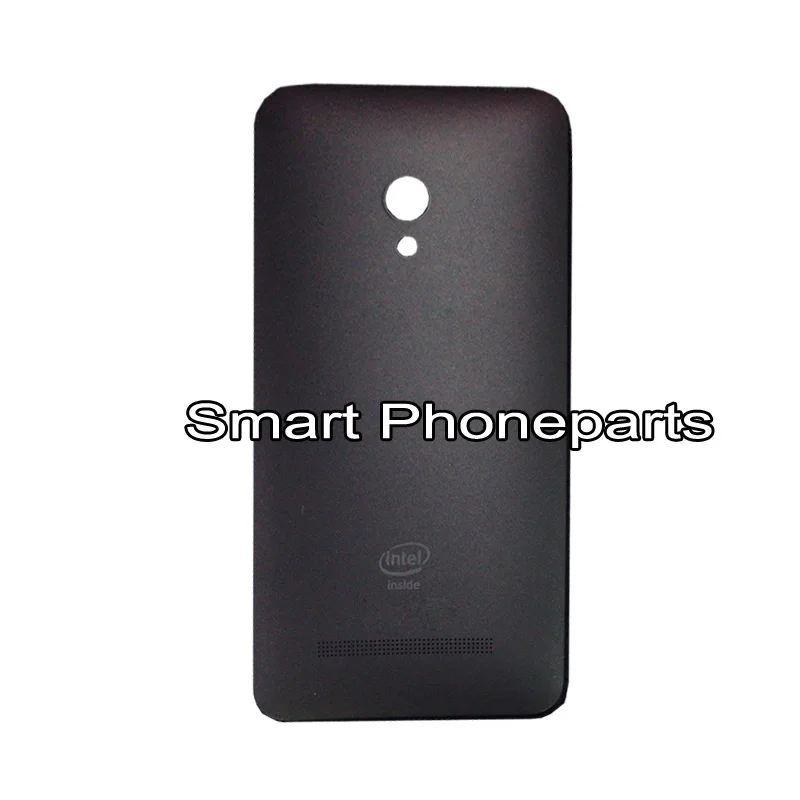 Для ASUS Zenfone 5 A501CG A500CG A500KL крышка батареи Задняя Дверь Корпус чехол с кнопкой питания - Цвет: Черный