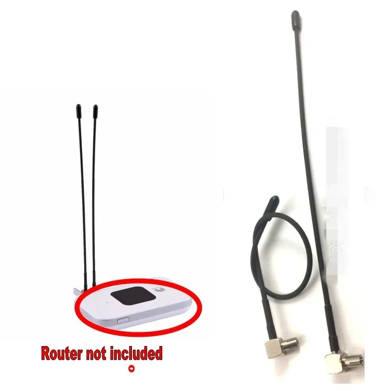 

2 pieces 4G LTE TS9 connector 5dBi Broadband Antenna Booster Signal Amplifier For HUAWEI E8372,E5577,E5573,E5786,E8278