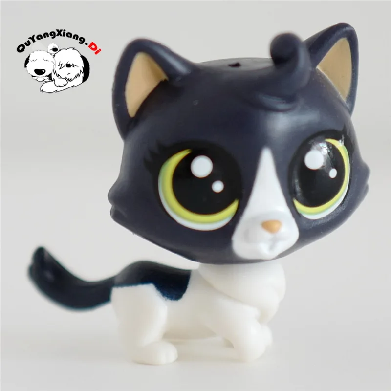 CWM073 Pet Shop черно белая кукла в виде котенка фигурка животного|Игровые фигурки и