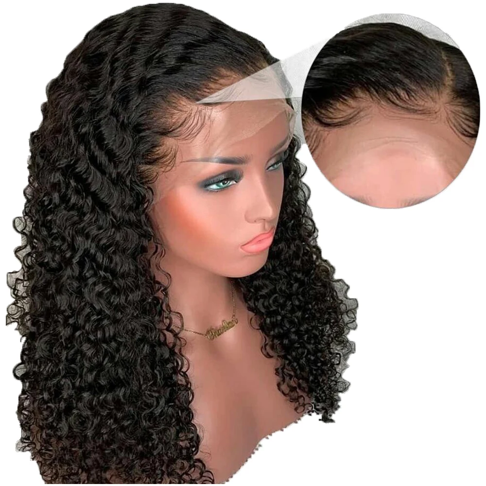 Eversilky 13x6 Синтетические волосы на кружеве человеческих волос парики для Для женщин индийские Воды Волна Синтетические волосы на кружеве