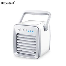 Портативный испарительный охладитель воздуха персональный настольный USB Перезаряжаемый вентилятор 12 в автомобильный Кондиционер мини-вентилятор Climatiseur Ventiladores