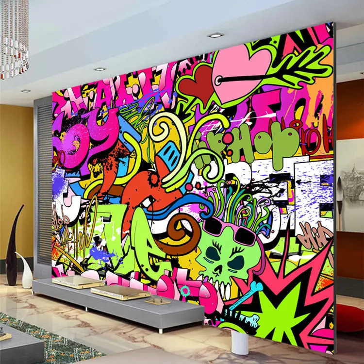 Us 17 54 35 Off Graffiti Boys Urban Art Photo Wallpaper Custom Wall Mural Street Culture Wallpaper Large Wall Art Bedroom Hallway Kid Room Decor In