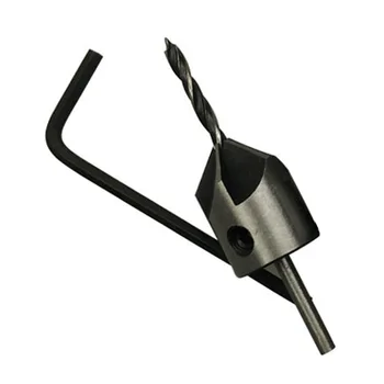

3mm-6mm 5pcs/lot Countersink Drill Bit Drill Set Reamer Woodworking 5 Flute Chamfer for Carpentry