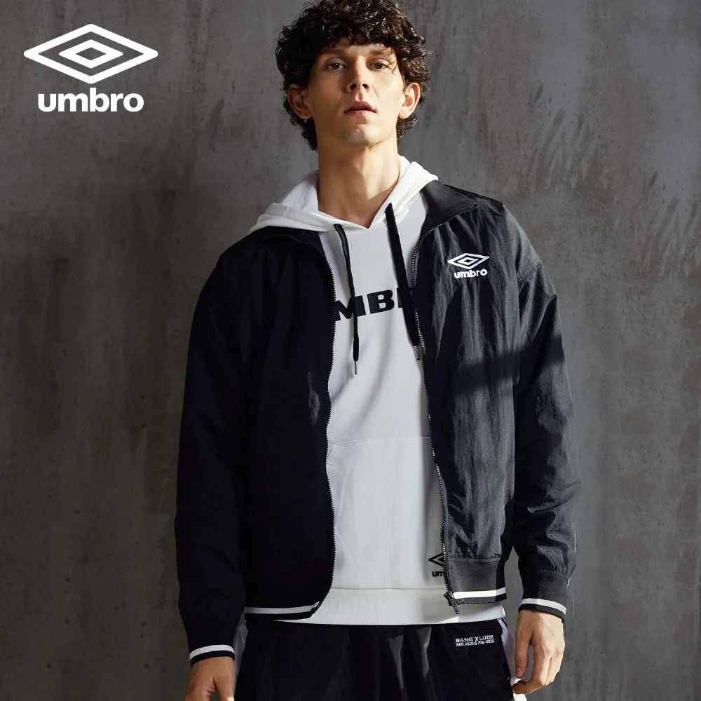 

Umbro 2018 New Autumn Men Stand Collars Thin Jackets Long Sleeve Coat Sport Jacket Running Jacket Men UI183AP2201