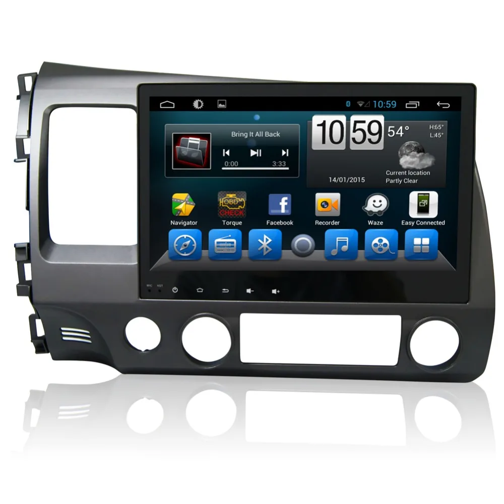 Cheap 10.1" HD 1024*600 Android 6.0 Car DVD GPS Stereo Navigation Player for Honda Civic 2006 2007 2008 2009 2010 2011 4 Core 3G 4G 1