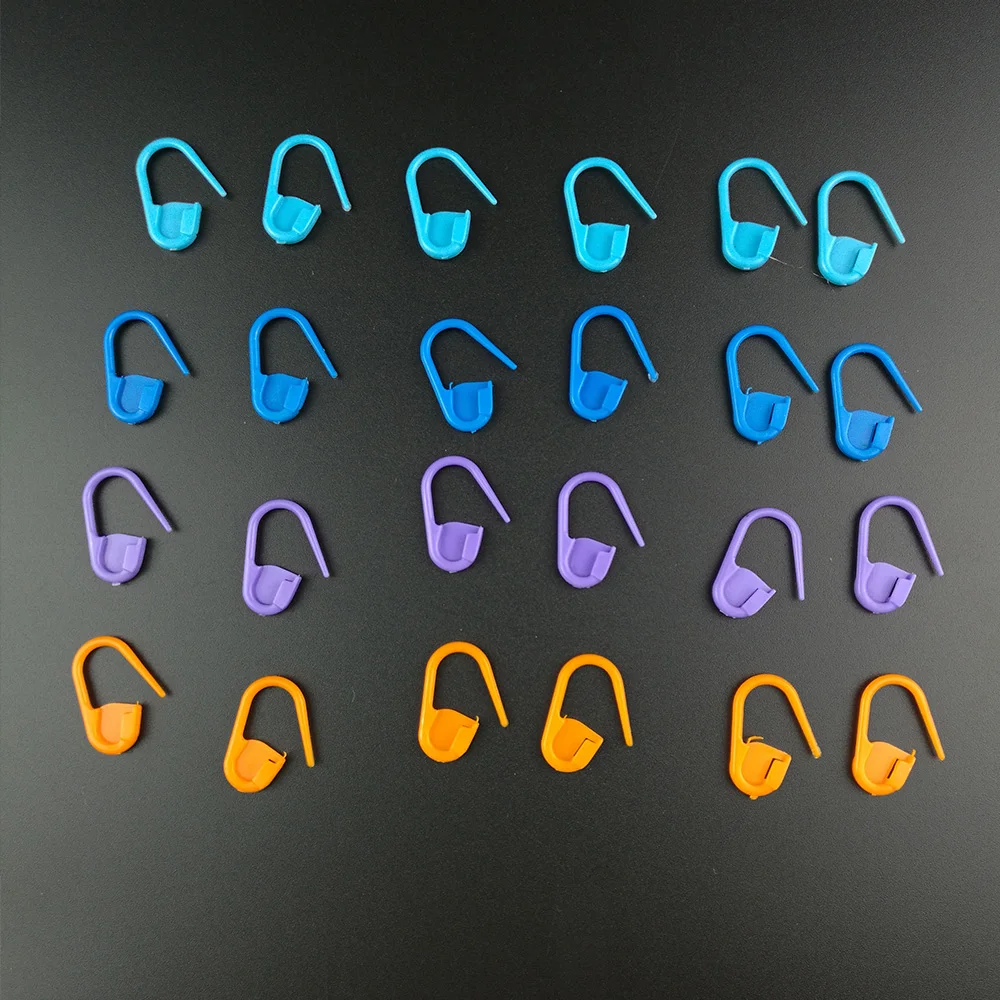 Лидер продаж 20 шт. зажимы для игл Микс миниатюрные вязаные крючком маркеры с
