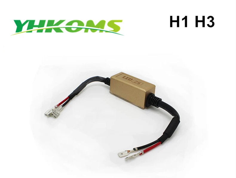 YHKOMS H1 H3 H4 H7 H8 H11 9005 HB3 9006 HB4 Canbus Error Free декодер для Светодиодный фар автомобиля предупреждающий компенсатор конденсатор