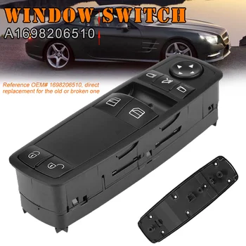 

1 Pcs Car Power Master Window Switch A1698206510 Replacement for Mercedes Benz NJ88