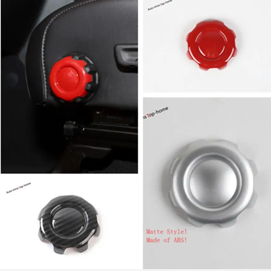 

Yimaautotrims Seat Adjustment Knob Button Switch Frame Cover Trim Fit For Jeep Wrangler JL 2018 - 2022 Interior Mouldings