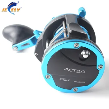 

Jeely ACT30 Aluminum Saltwater Boat Trolling Fishing Reel OEM Manufacturer High Gear Ratio Sea Surf Fishing Reel