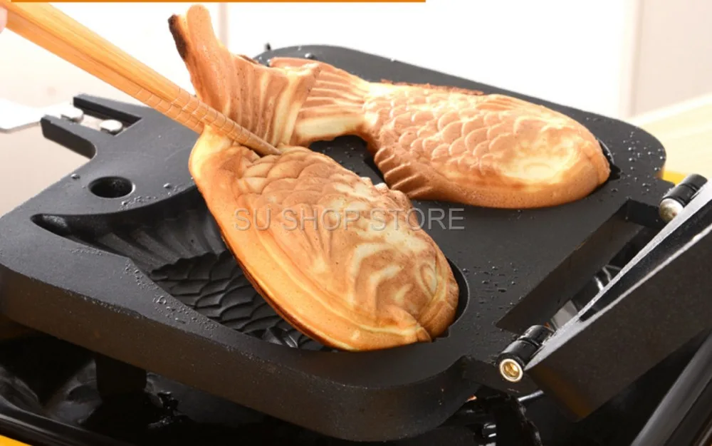 Taiyaki японская рыба-образные Жаростойкие формы для вафель сковорода производитель 2 литой домашний Торт Инструменты